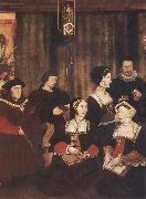 Rowland Lockey Sir Thomas More and his family china oil painting artist
